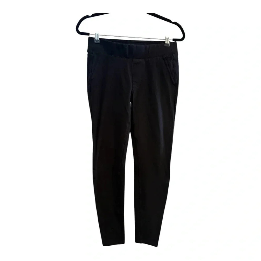 Liverpool Los Angeles Pull On Skinny Leg Black Kelsey Trousers Size 4/27